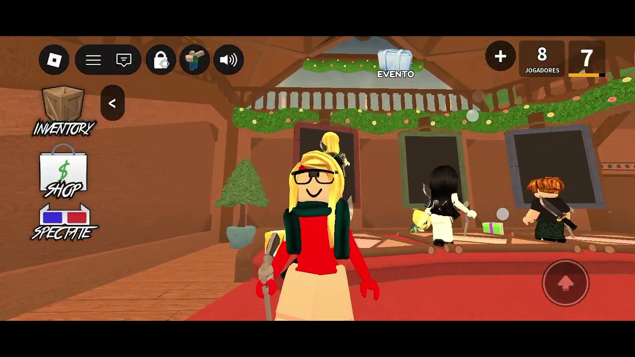Jogando mm2 🎀 é meu primeiro vídeo ent não flopa pllss 😢 eu não consegui colocar música 