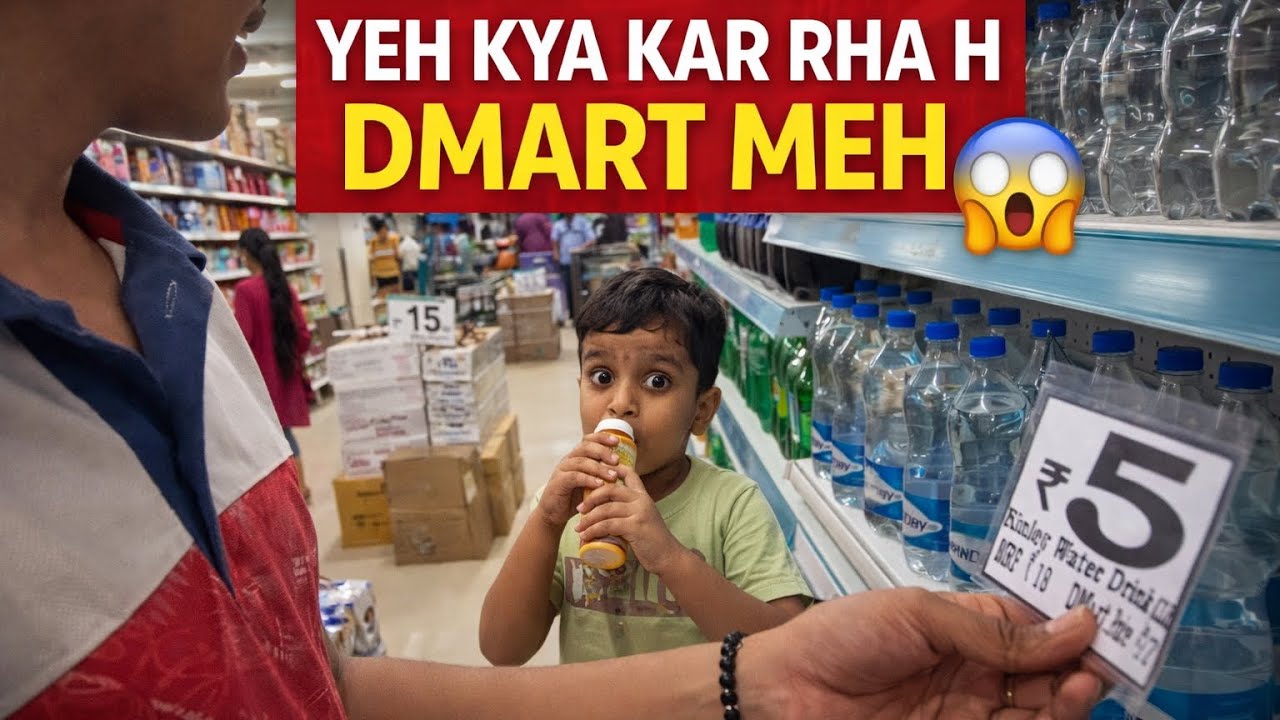 Yeh kya kar rha h dmart meh 😱 | in front of cctv 🎥 | watch till end …|
