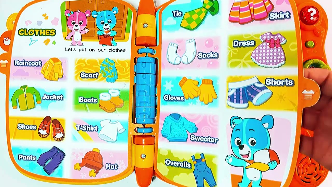 Book learning! V-tech Touch & Teach Word book! (The zoo, park, & more!) Kids Videos!