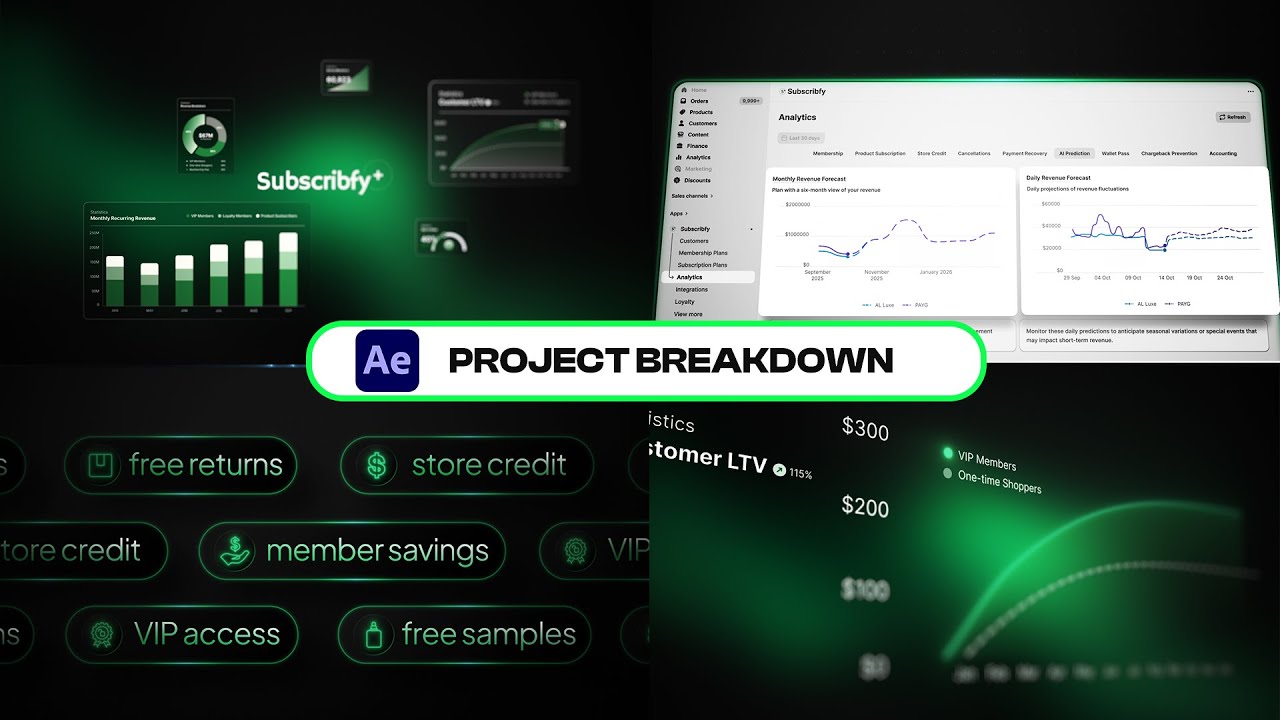 After effects Saas explainer video in After effects - Project breakdown_Subscribfy