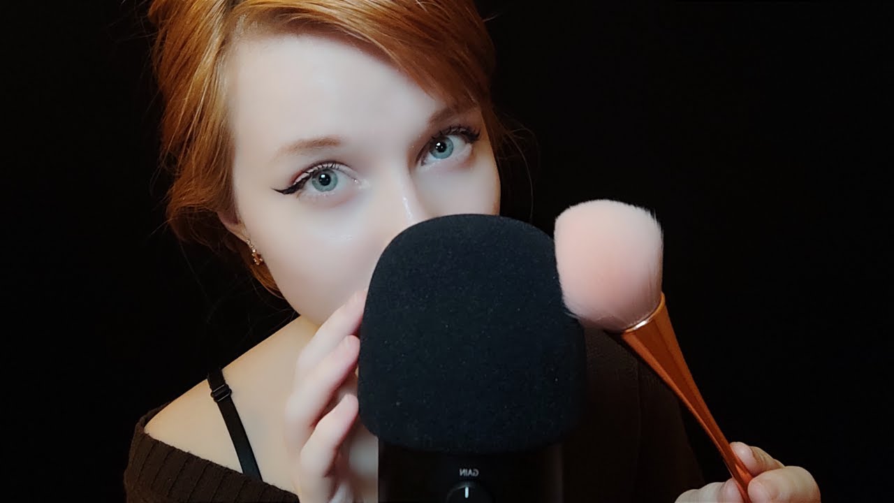 АСМР Расслабление для твоих ушек ASMR Whispering Up Close, brushing, breathing