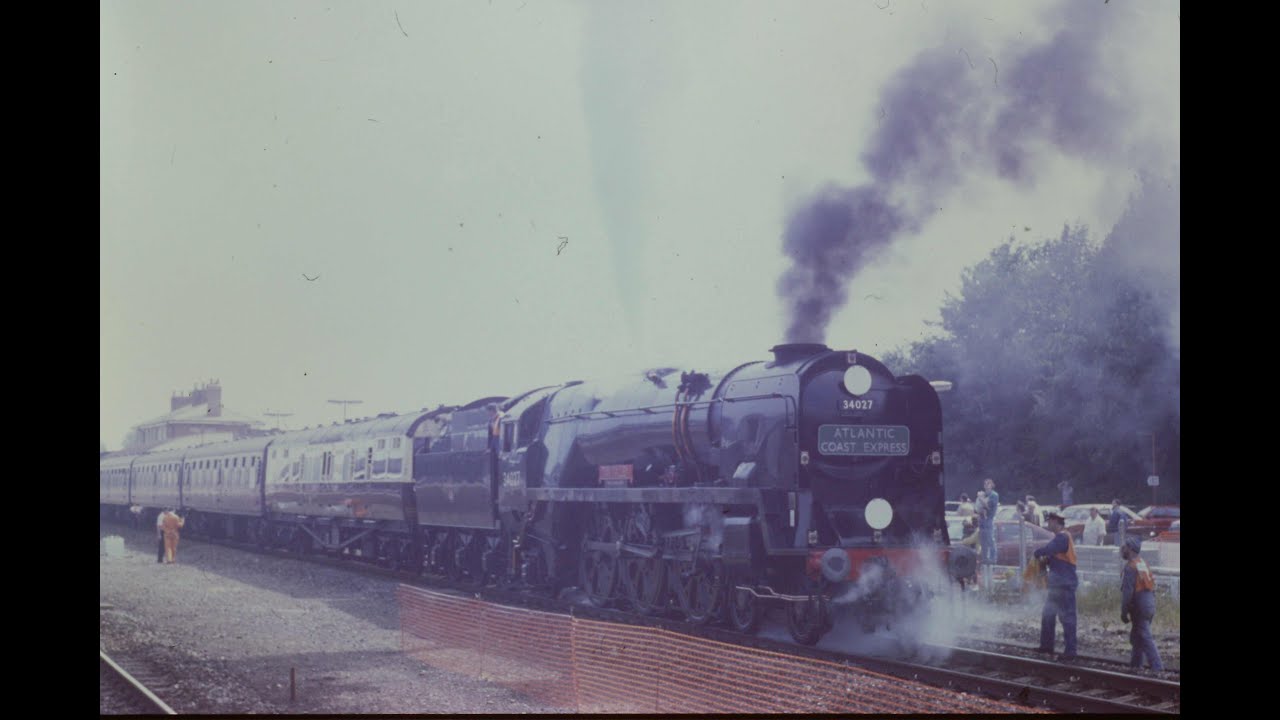 Steam and Diesel at Andover Station. Photos slide show. 1986 & 1998 Credit Peter. R. Yarlett.