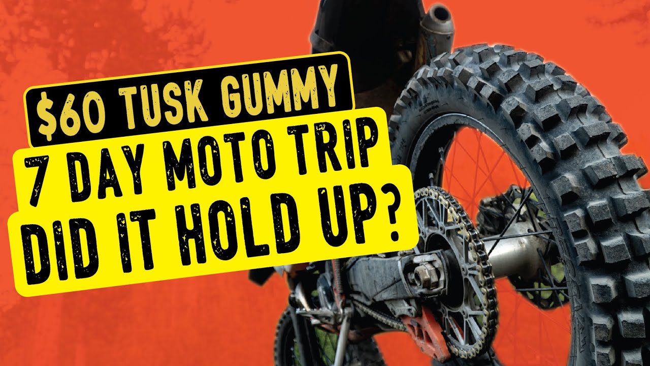 Testing the Tusk Recon Gummy Tire on a 7 Day Moto Trip