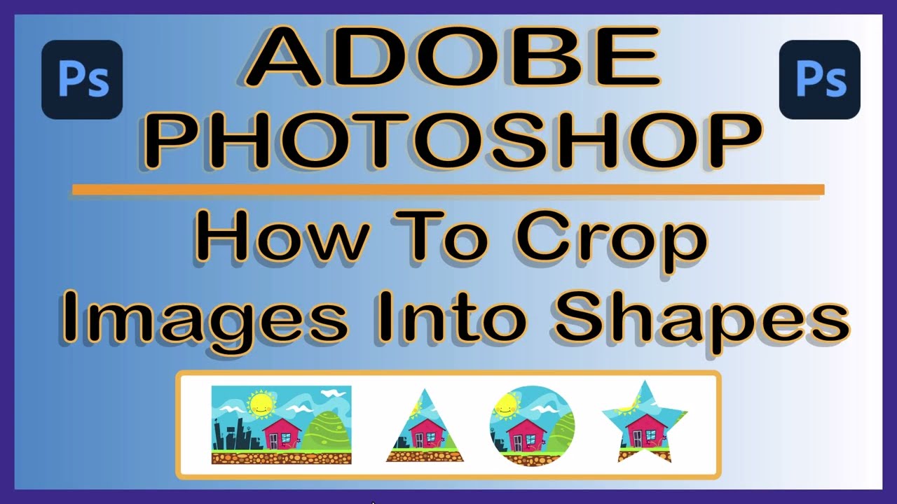 Как обрезать изображение по форме с помощью Photoshop | CC |