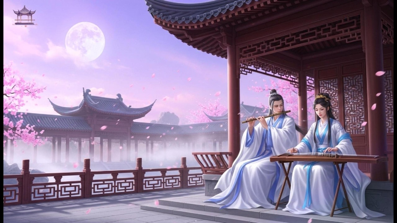 春夜 Whispering Blossoms 🌸🌕 | Emotional Instrumental 2026 💫#Relaxation #SleepMusic #Meditation