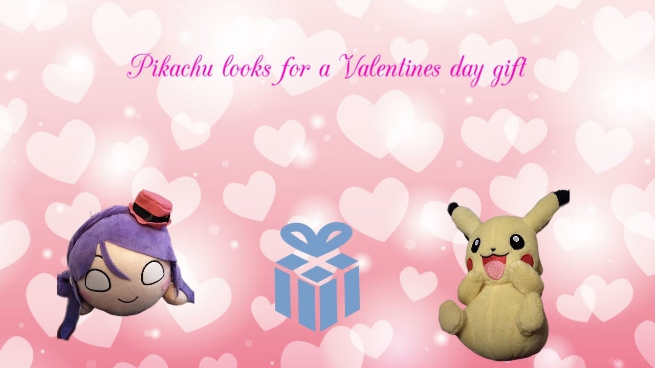 Pokétojo Plush: Pikachu looks for a Valentines Day gift 