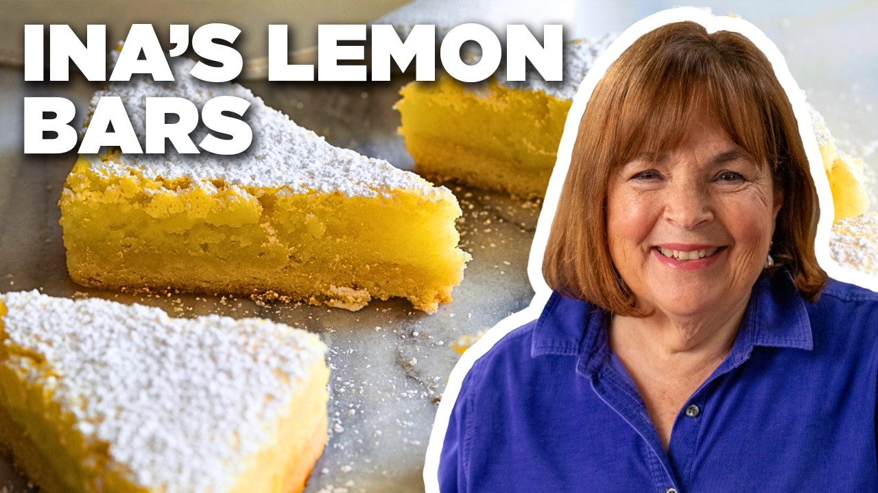 Nearly 1,000 Top Reviews 🌟 Ina Garten's Lemon Bars 🍋 | Barefoot Contessa | Food Network