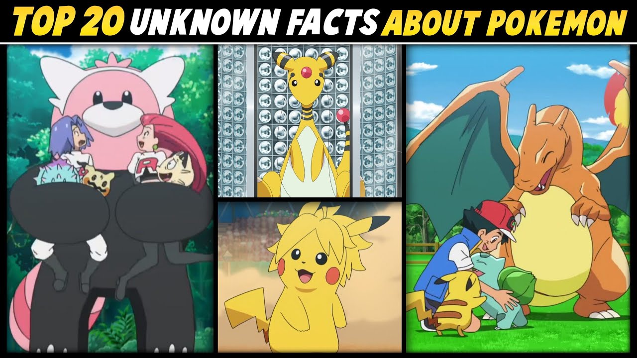 Top 20 Unknown Pokemon Facts | 20 Facts about Pokemon You Probably Don't Know | In Hindi |