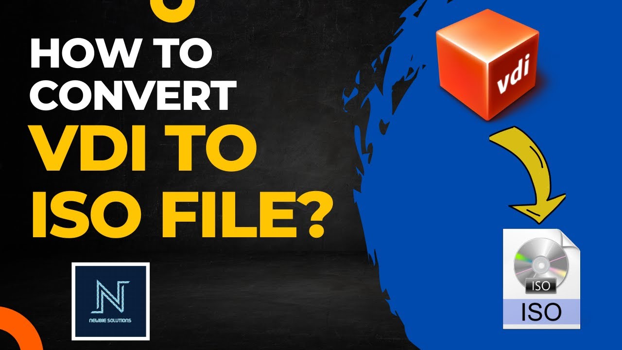 HOW TO CONVERT VDI (Virtual Disk Image file) TO ISO (Image file)?