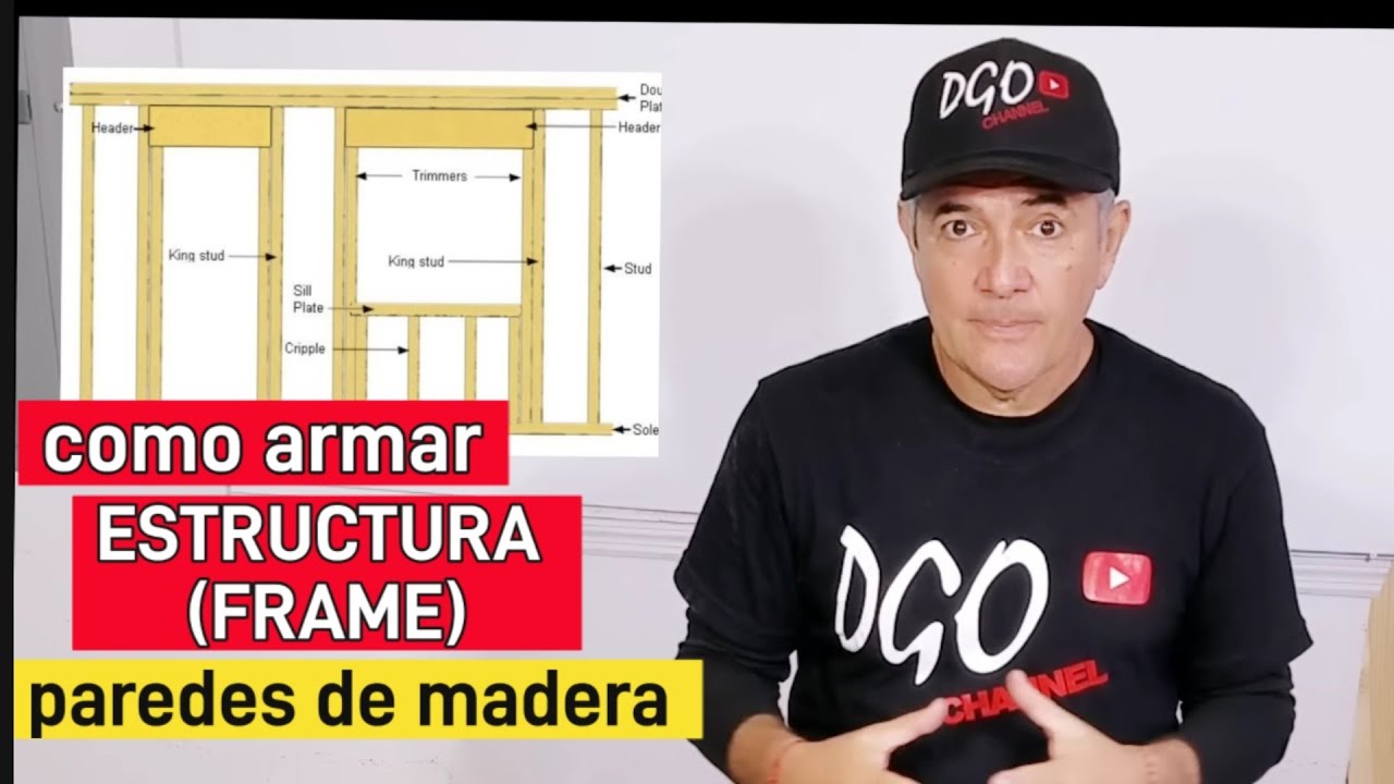Estructura (Frame)  en paredes de madera