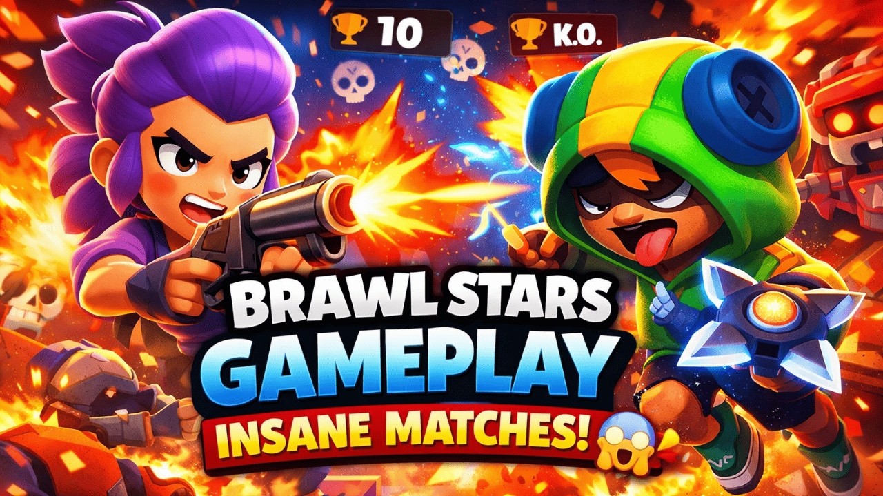 Brawl Stars: Best Gameplay Moments. Let's Go!!!