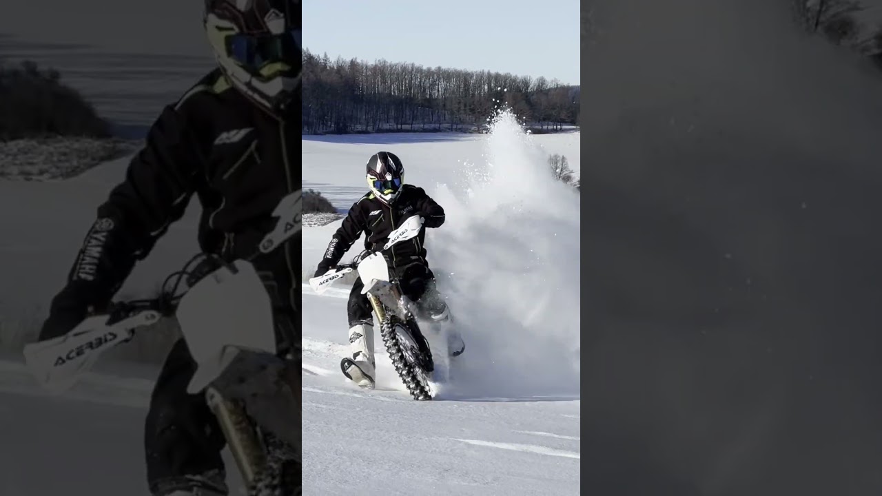 Electric Snow Madness ❄️ #electricbike #electricenduro #enduro #talaria #komodo