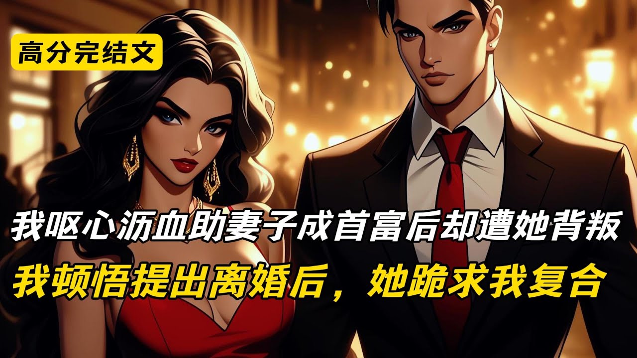 【爽文】我呕心沥血助妻子成首富后却遭她背叛，我顿悟提出离婚后，她跪求我复合#爽文 #完结文 #二次元#爽文#柳如烟