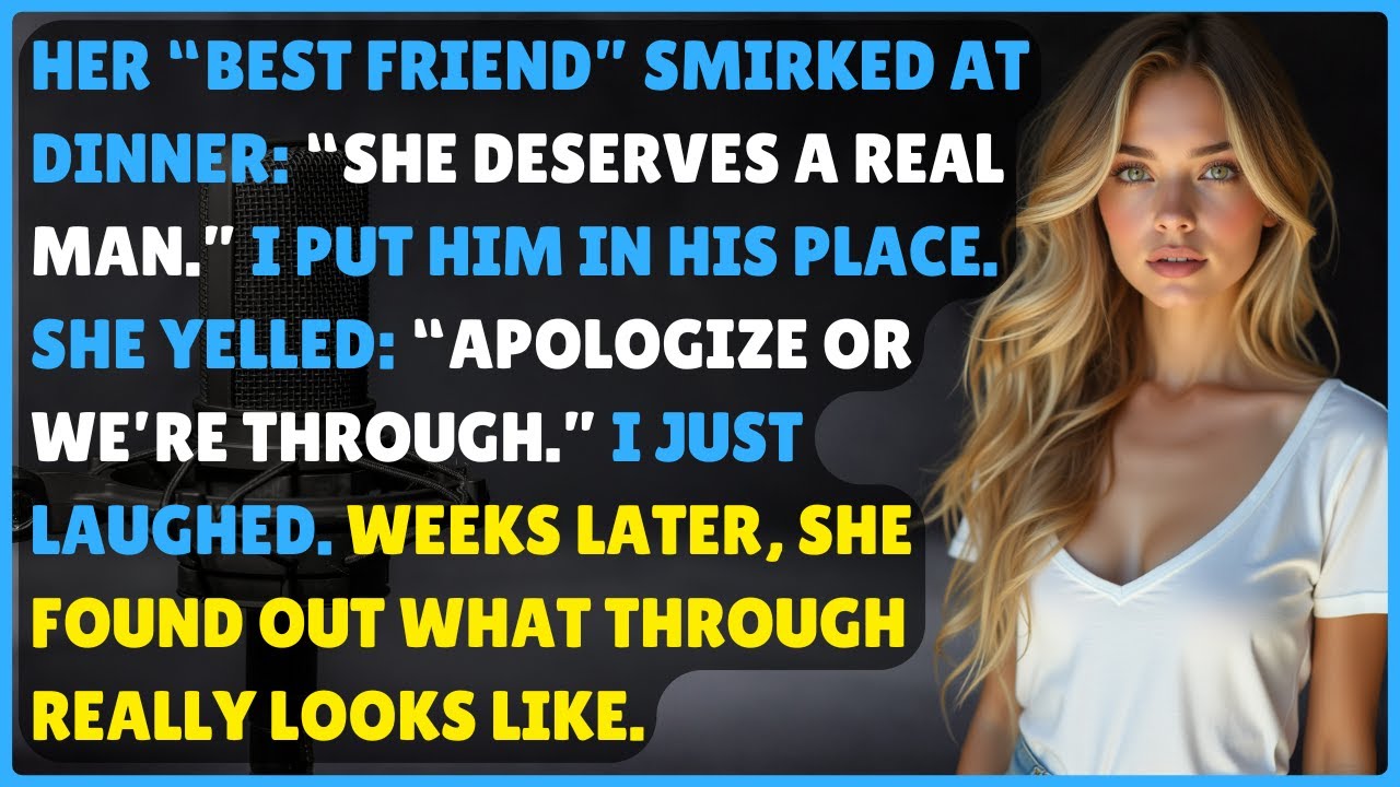 Her Friend Mocked Me at Dinner, and My Calm Reply Changed Everything Weeks Later