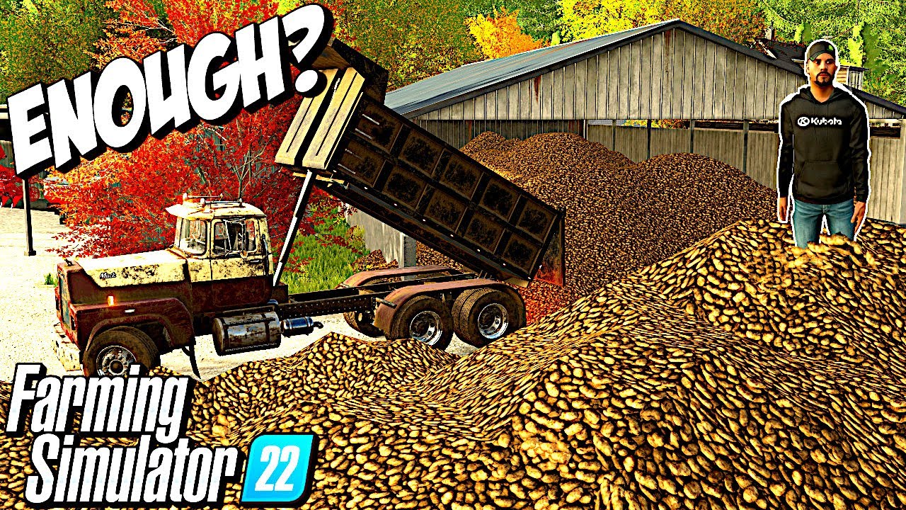 We Buried Our Bloomfield Farm in Potatoes | Farming Simulator 22