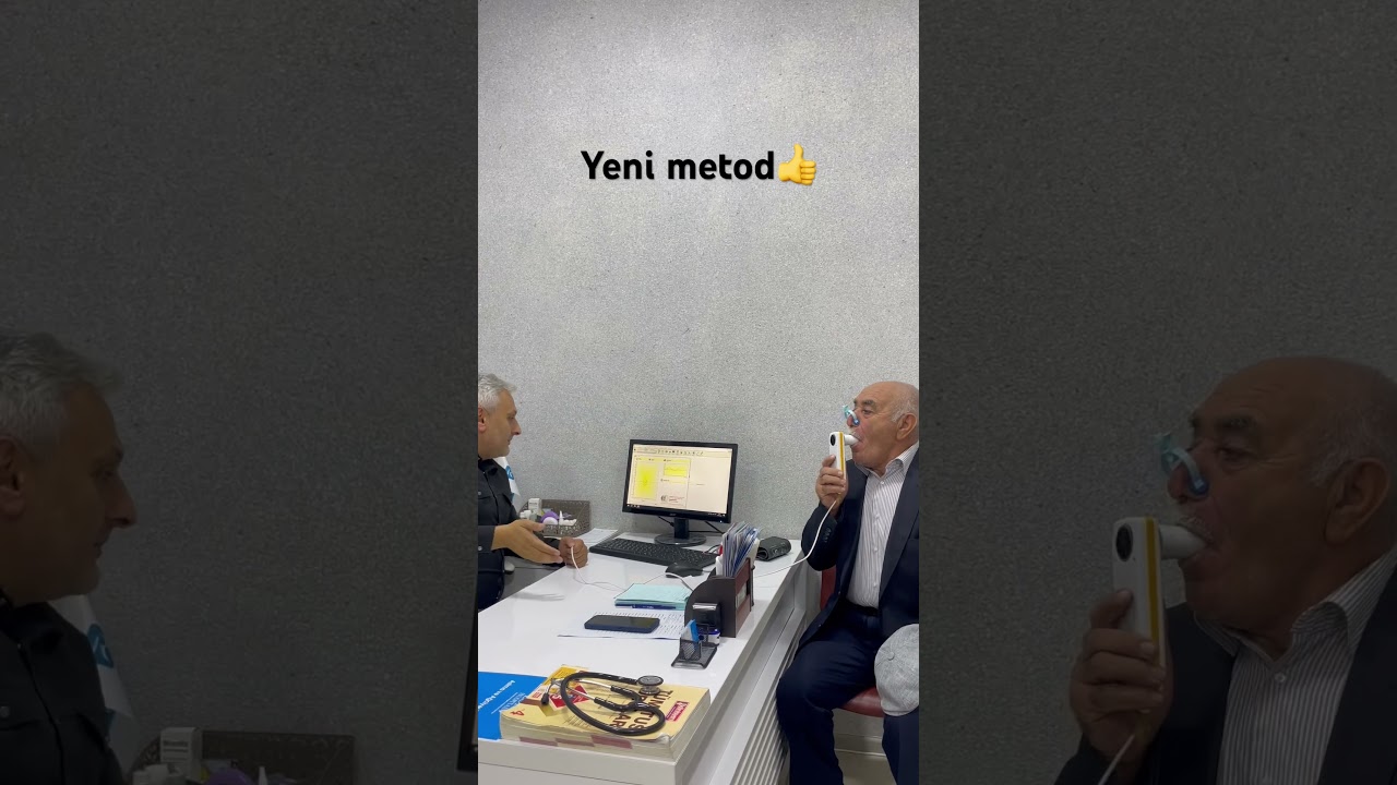 Nəticənin d&uuml;zg&uuml;n əldə edilməsi &uuml;&ccedil;&uuml;n yeni metod😊👍🙏🏻 #spirometriya #azerbaijan #baku #keşfet