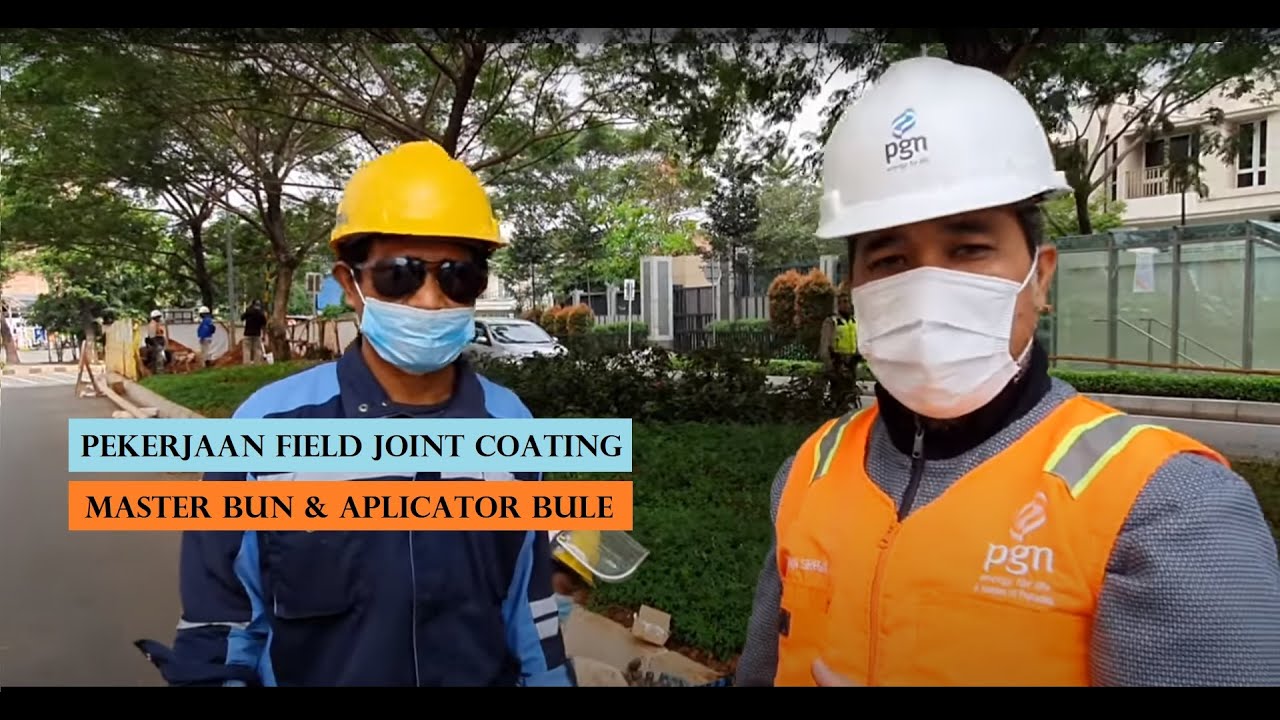 FIELD JOINT COATING BY MASTER BUN & APPLICATOR BULE