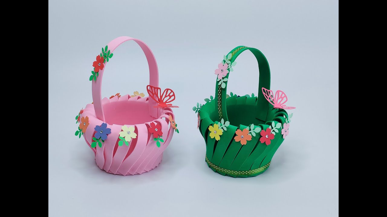Jak krok po kroku zrobić koszyk z pianki dekoracyjnej| |DIY|  Basket From Decorative Foam