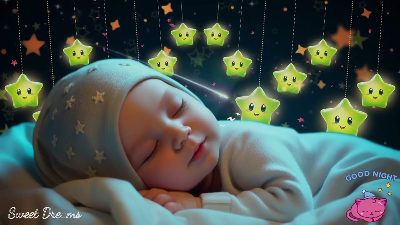Overcome Insomnia Fast 🌙 Baby Sleep Music with Mozart & Brahms | Boost Brain Growth in Sleep