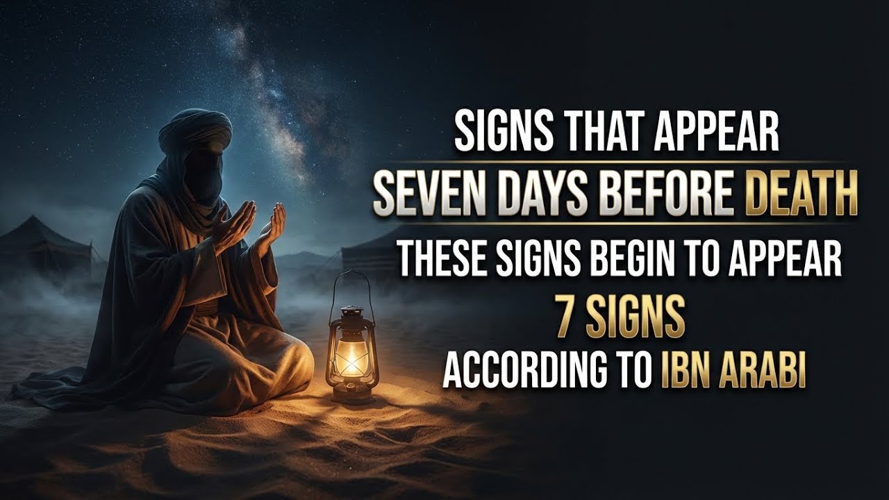 SIGNS THAT APPEAR SEVEN DAYS BEFORE DEATH | According to Ibn Arabi