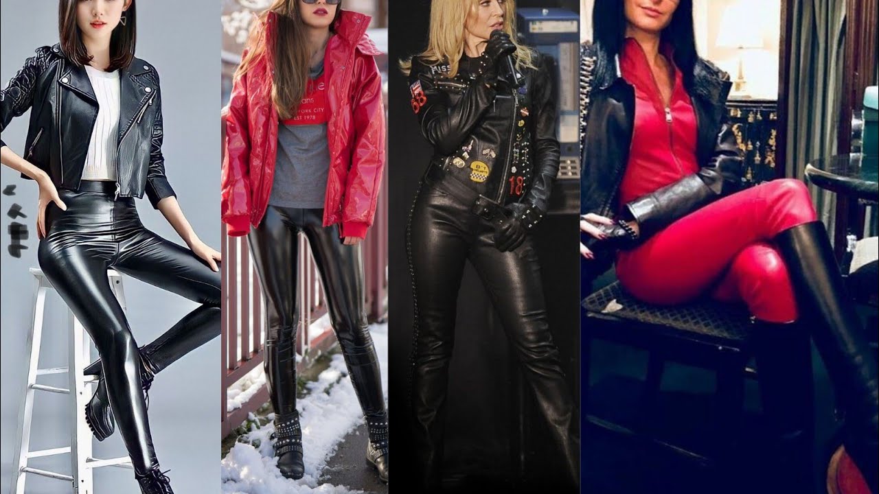 latex leather dresses for women and girls #latexoutfits #leatherfashion #leatheroutfit #latexfashion