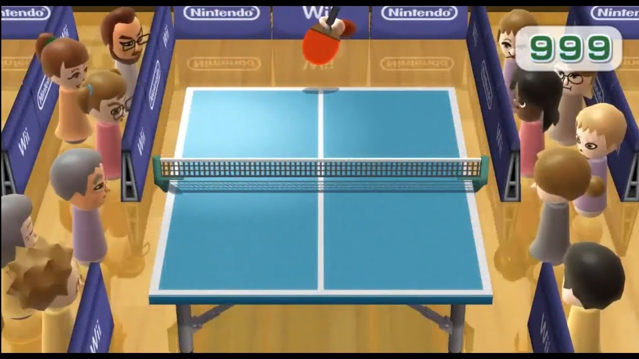 Wii Play - Table Tennis - 999 Rallies!!!