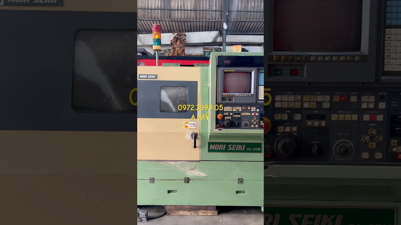M&aacute;y tiện cnc MORI SEIKI SL-25MC c&oacute; trục phay ,nguy&ecirc;n bản rất đẹp a/e Lh 0972339905 #maycongcunhatmy