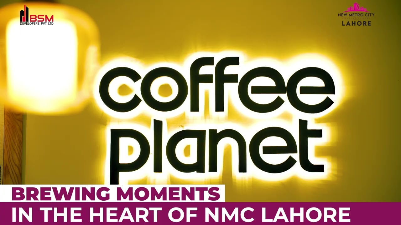 Coffee Planet Opens at New Metro City Lahore | Where Smart Living Meets Smarter Coffee