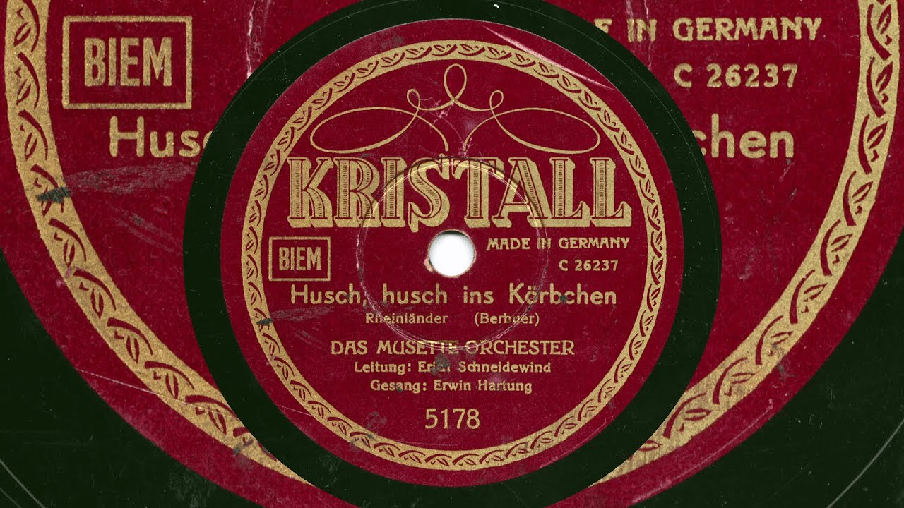 Erich Schneidewind, Erwin Hartung: Husch, husch in Körbchen (1937)