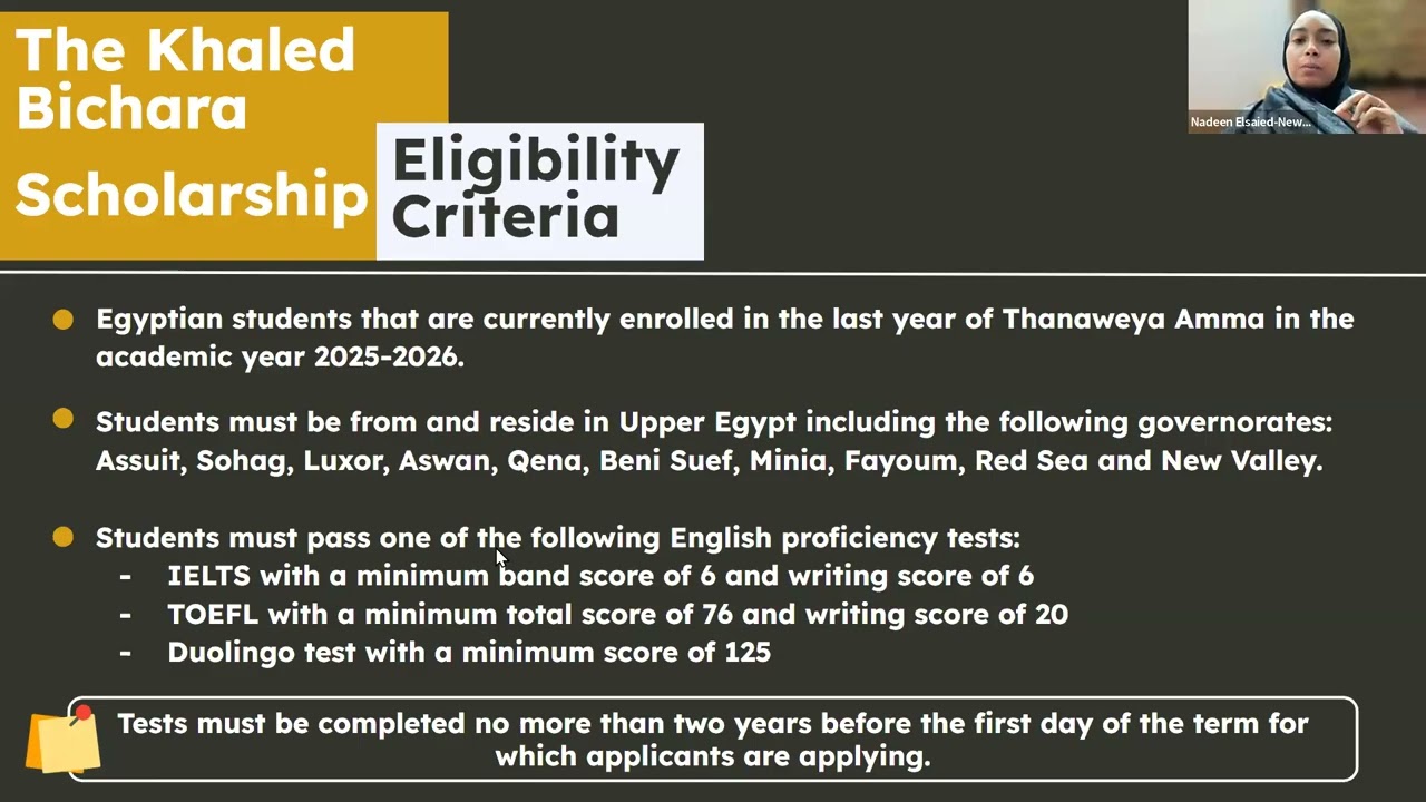 Khaled Bichara 2026 Webinar