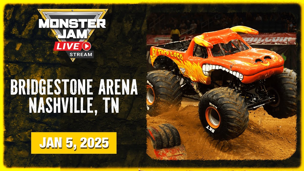 Monster Jam: Nashville - 3 (Full Event) | Jan 5, 2025 | Arena Central