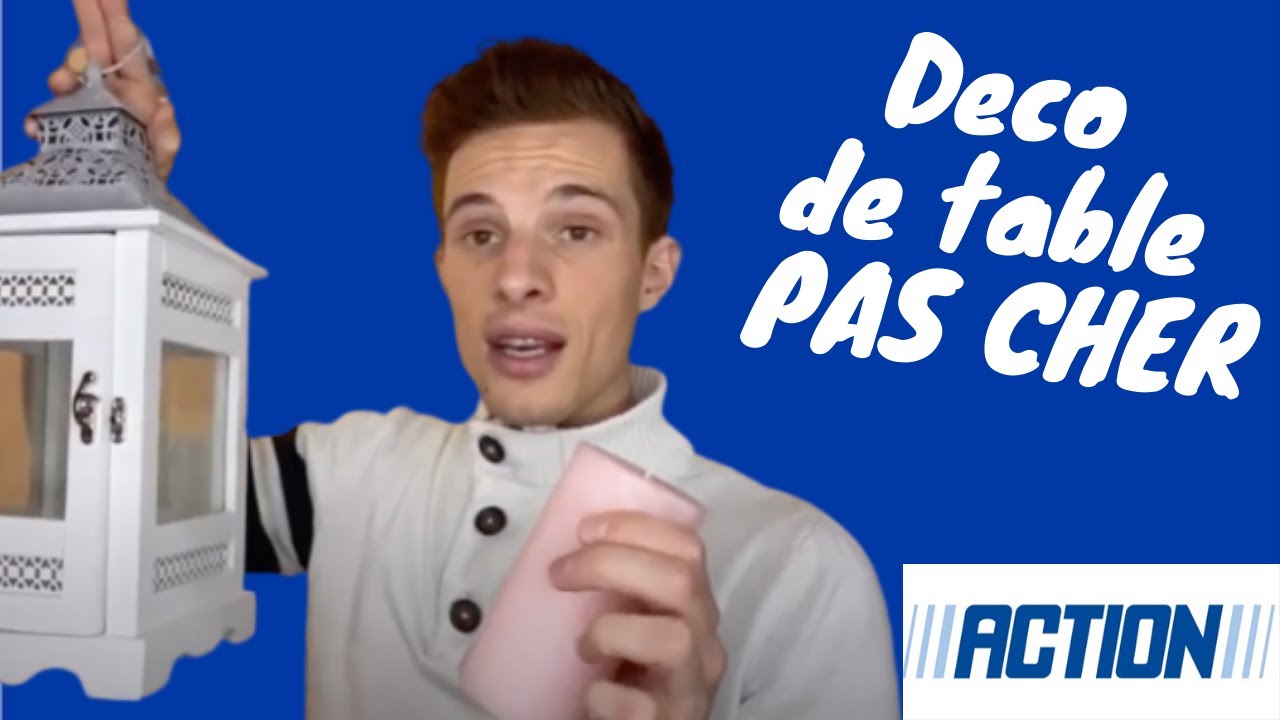 Décoration de table Mariage pas cher chez Action