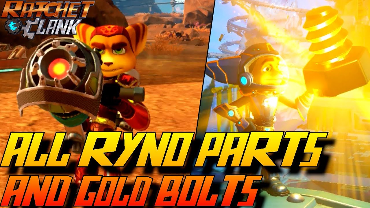 Ratchet & Clank PS4 - All RYNO Holocards & Gold Bolts Locations