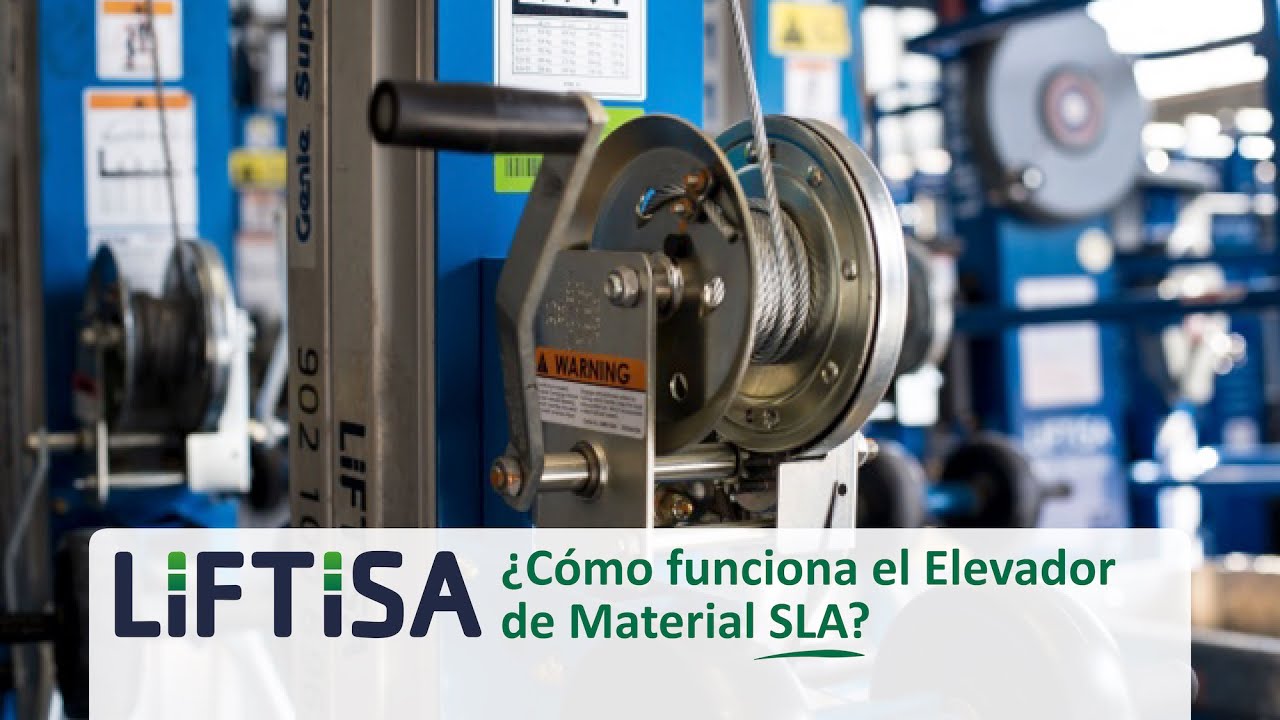 ¿Cómo funciona el Elevador de Material o carga SLA de Genie?[EXPLICACIÓN del uso y manejo]