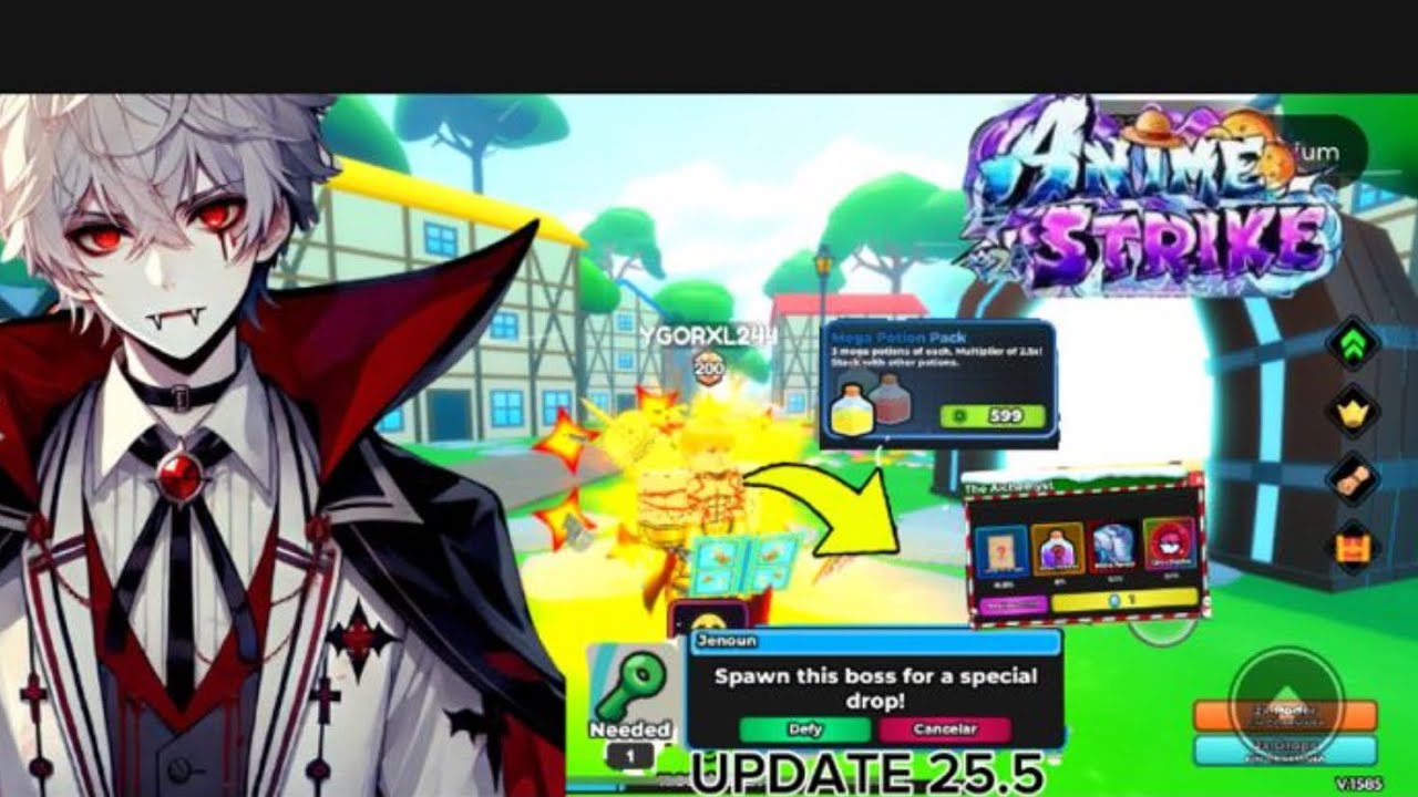🎄[UPD 25.5] Novos Ex&oacute;ticos,Novo sistema,Novos Boosts Mega | MINI UPD25.5 Anime Strike🔥
