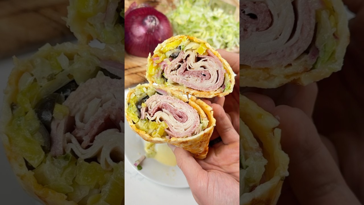Grinder Salad Wrap 😋🔥🙌