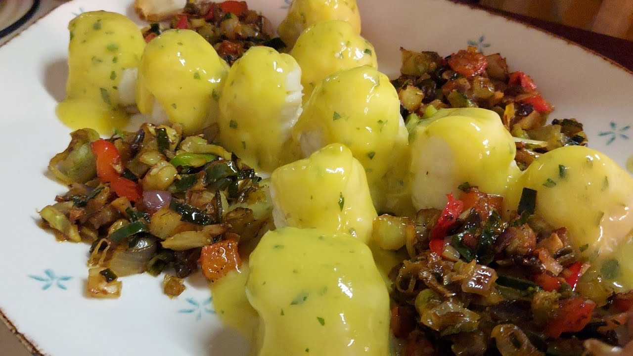 Limanda o Lenguado al pil pil con verduras salteadas ¡exquisito! Rachid