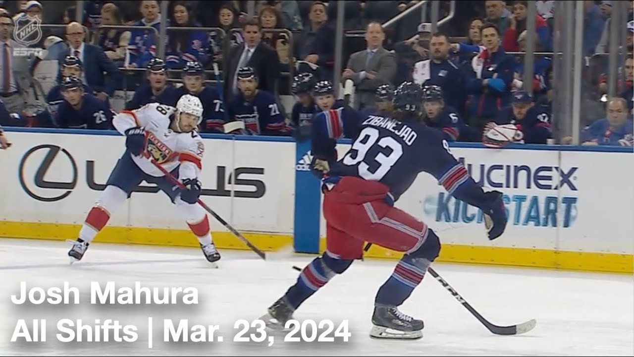 Josh Mahura (FLA28) | All Shifts (part one) | Florida Panthers vs New York Rangers | 3 23 2024