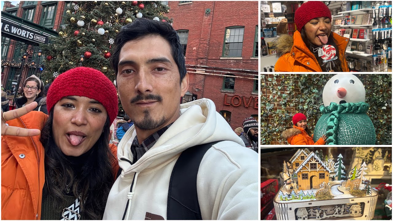 Visiting Distillery District Village| Christmas 🎄| My travel story 