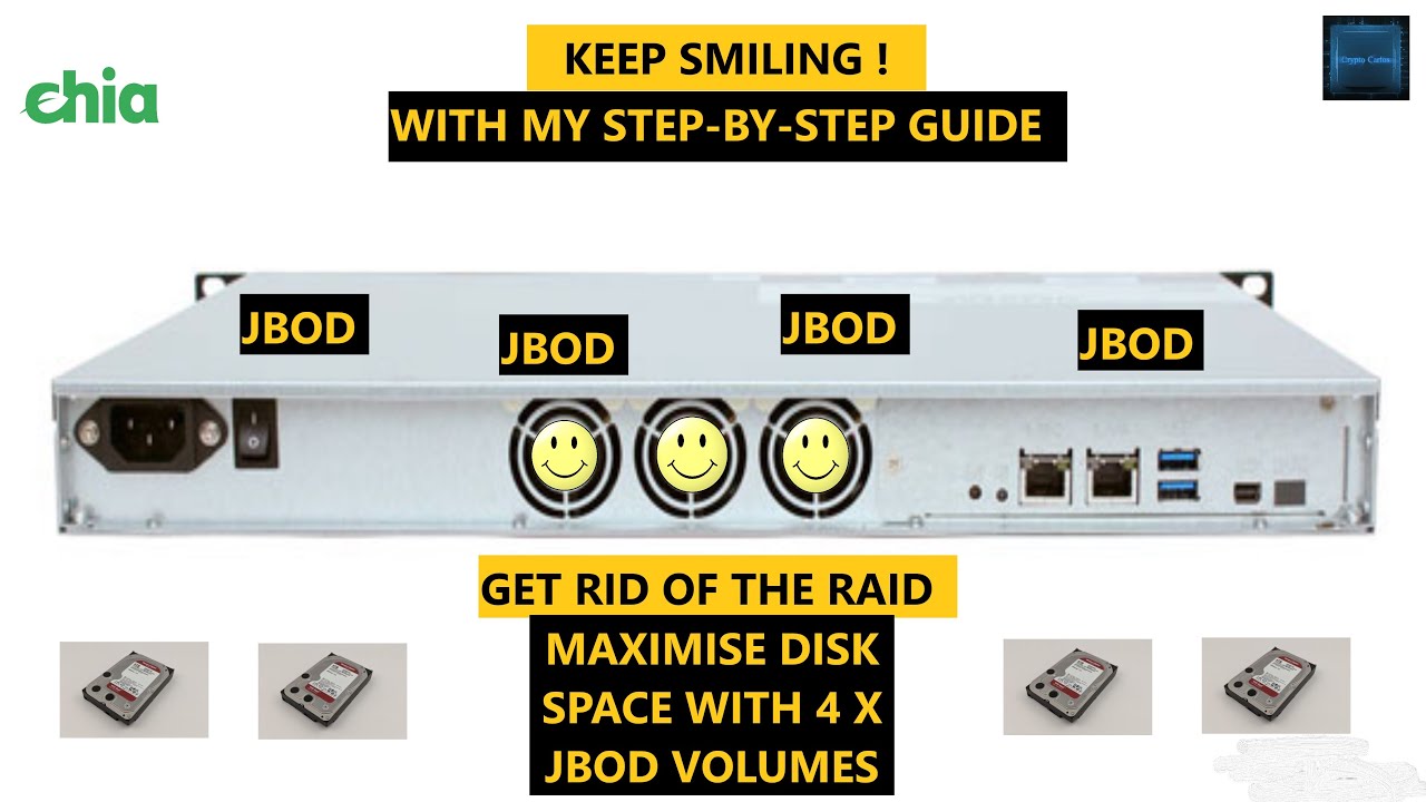 Netgear ReadyNAS 2100 - Individual JBOD Volumes & shares for CHIA plot storage - Step-by-step guide