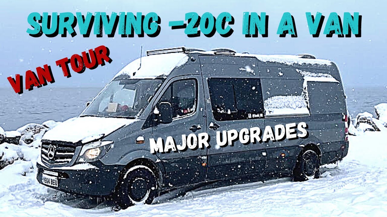 Winter Van Tour with Chinese Diesel Heater | Extreme Winter Vanlife