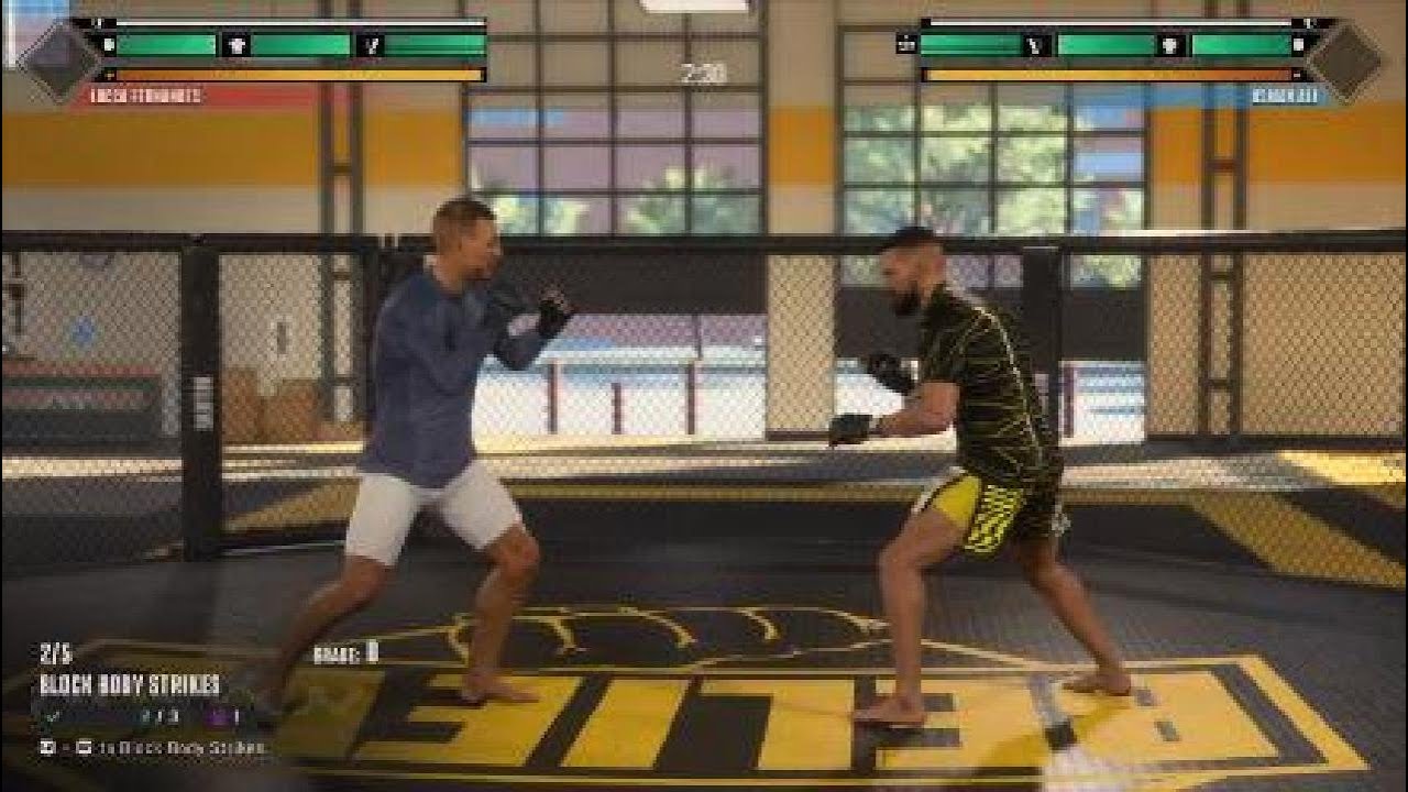 UFC 6: Прохождение режима карьеры, часть 1