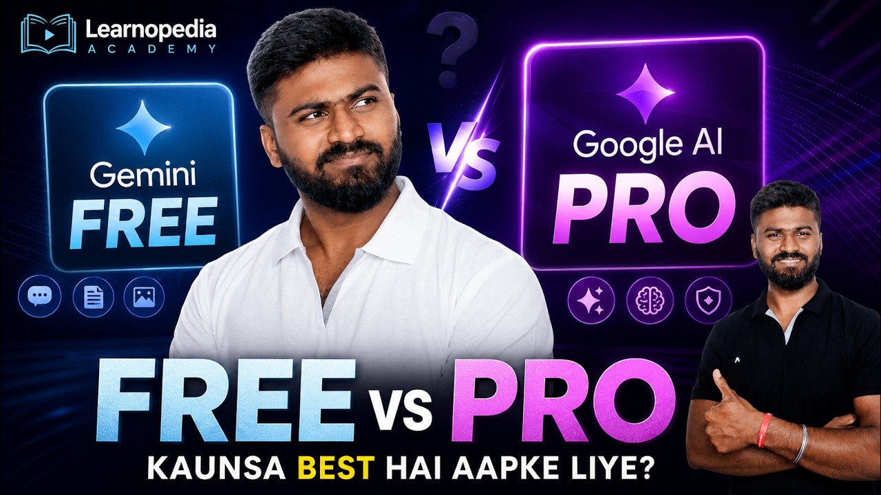 Google AI Plus vs Google AI Pro | Gemini Free vs Paid &ndash; Kaunsa Plan Best Hai?