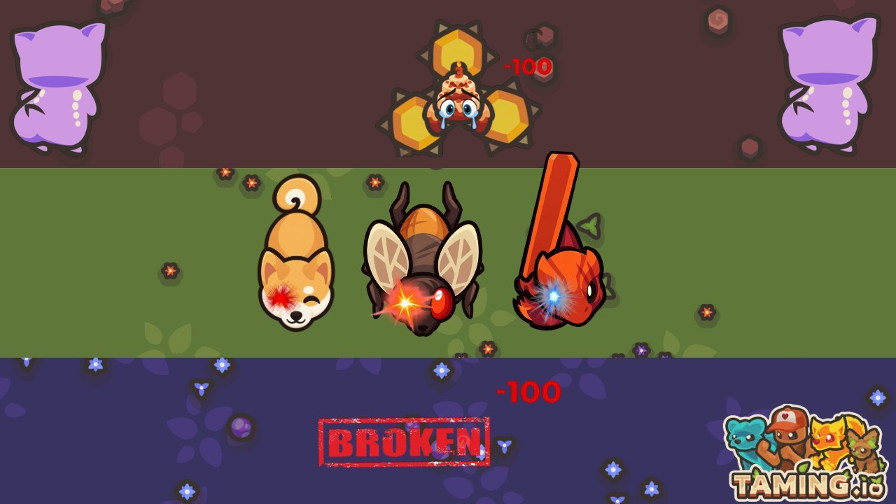 (Taming.io) 💯Сломанная комбинация