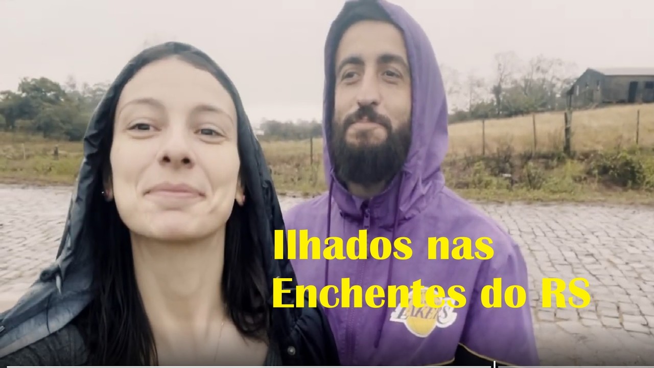 Enchentes no RS: ficamos ilhados na estrada