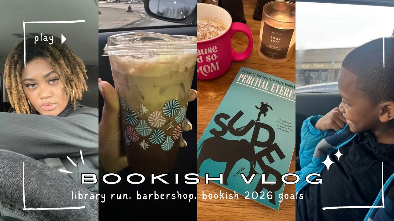 Bookish Vlog | Bookish goals: what I'm leaving in 2025, what I'm embracing in 2026 ✨🪩