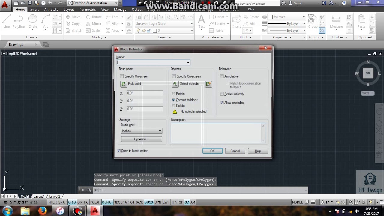 AutoCAD - Dynamic Block Window
