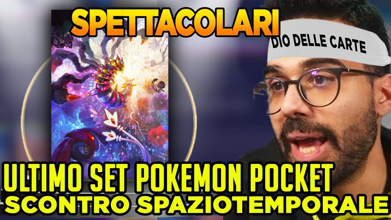 DARIO MOCCIA REAGISCE al NUOVO SET POKEMON POCKET (Scontro Spaziotemporale)