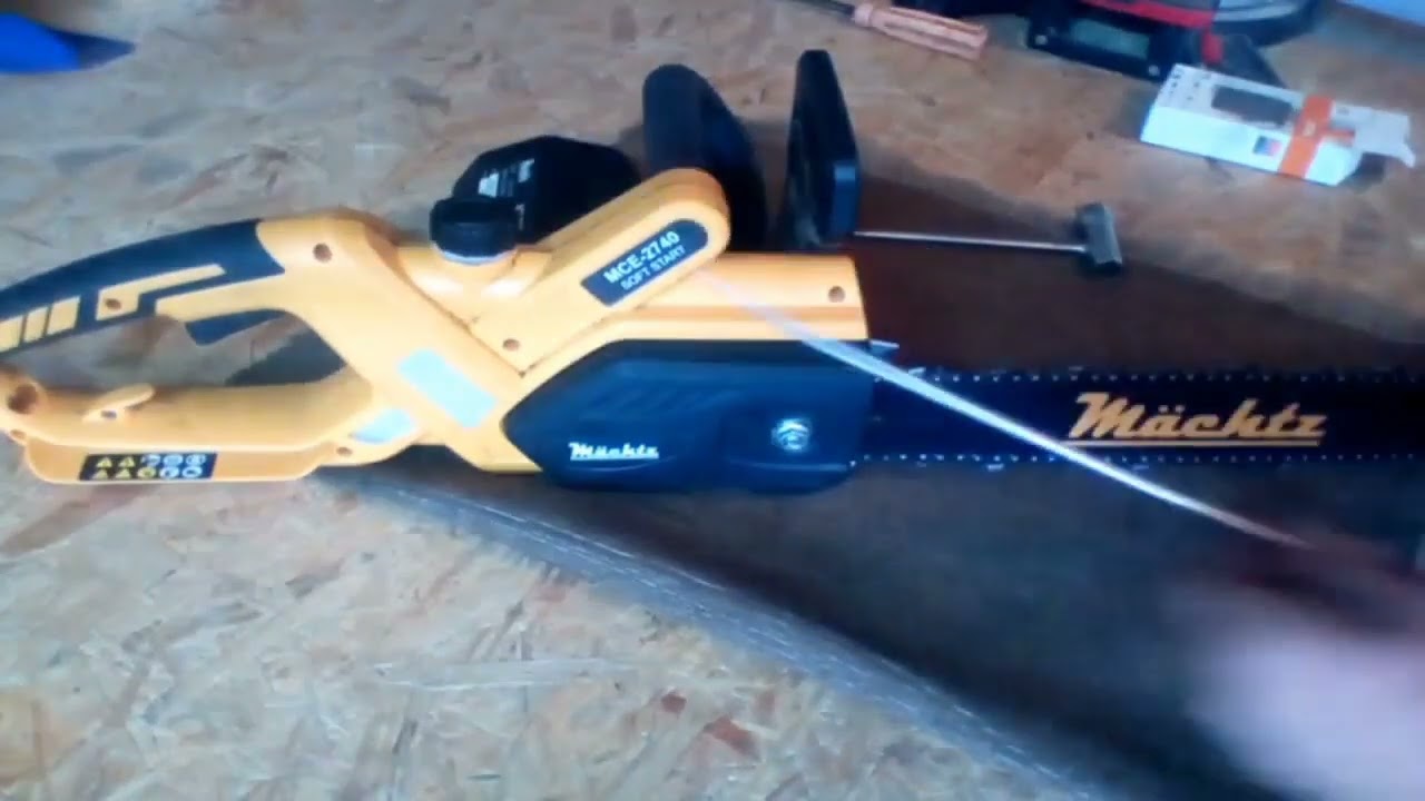 Электропила Mächtz MCE-2740, цепь Stihl rs 56