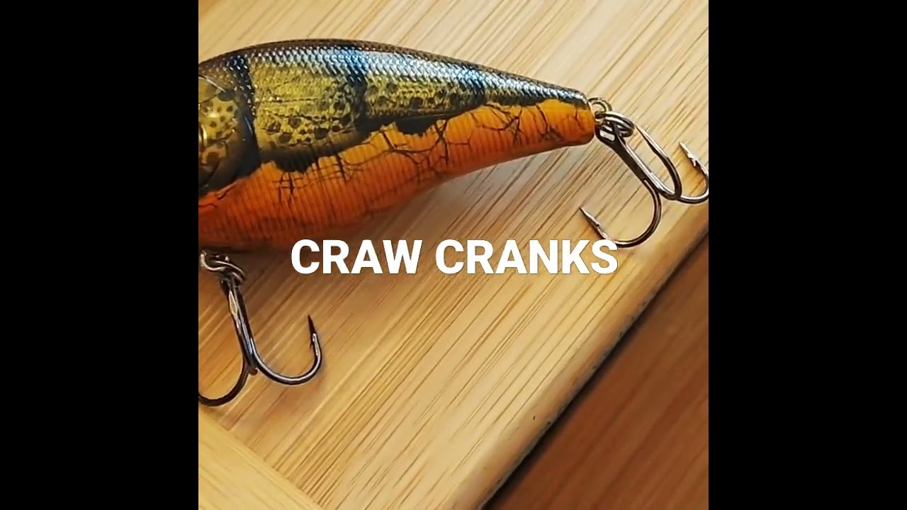 Crawfish Cranks: Forage Pattern Series (Crawdaddy) Custom Squarebill Crankbaits! Susquehanna River